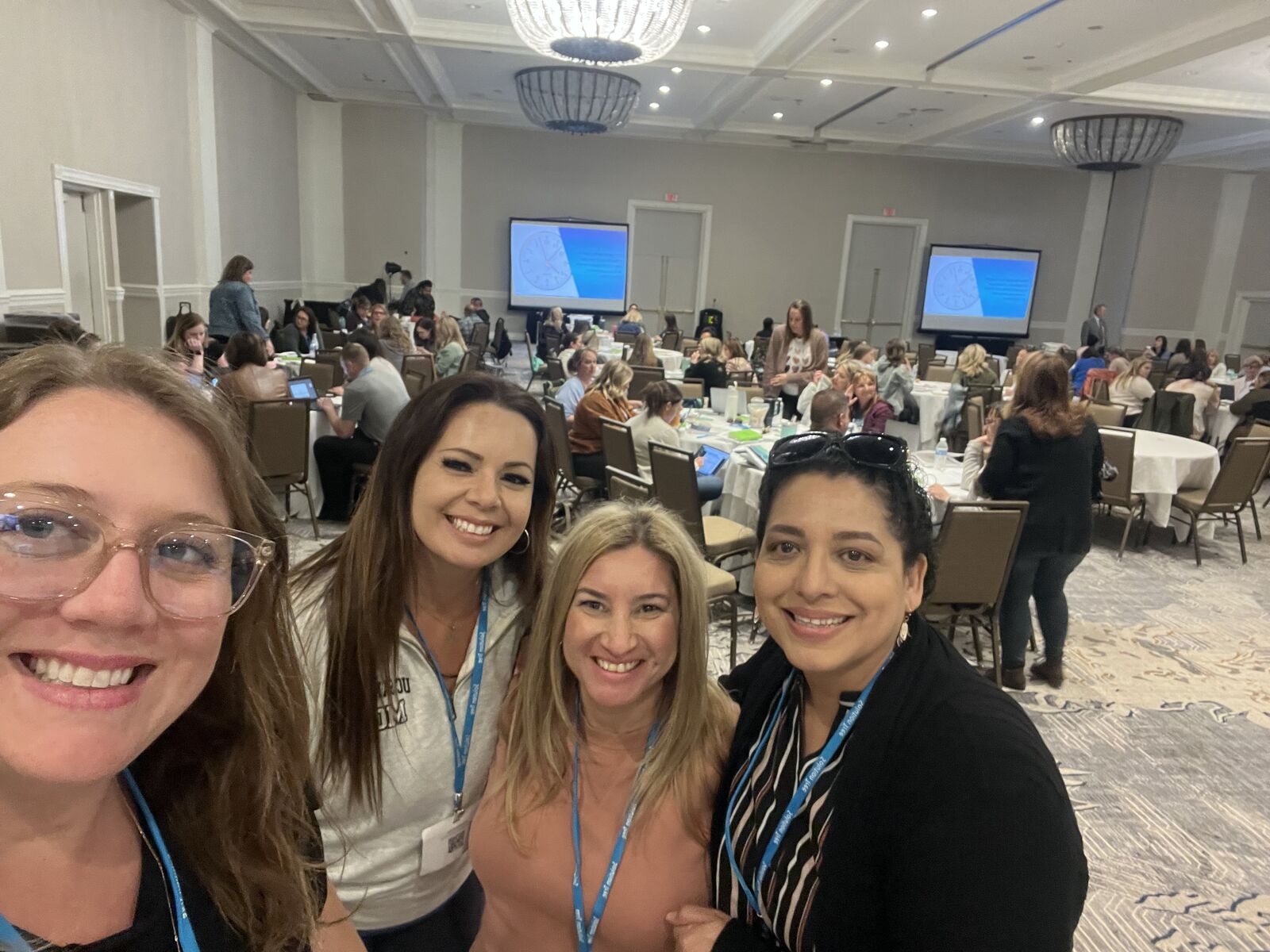 Jessica with fellow educators at an RTI workshop